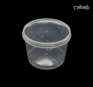 سطل ماکروویوی گرد 610 سی سی شفاف-🥣 سطل ماکروویوی گرد ۶۱۰ سیسی شفاف | مناسب غذا و سالاد