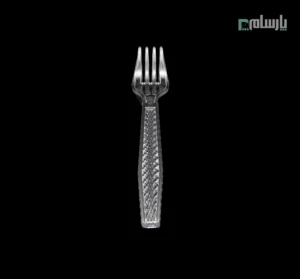 چنگال یکبار مصرف رم شيشه اي-🍴 چنگال رم شیشهای یکبار مصرف | شیک و ساده
