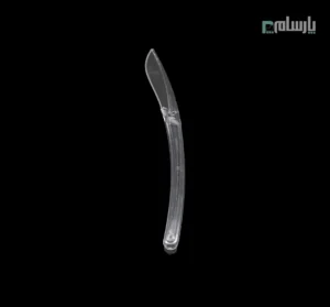 کارد یکبار مصرف مدل موج شفاف-🍴 کارد یکبار مصرف موج شفاف | مقاوم و سبک