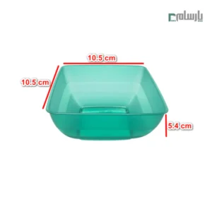 کاسه الماس مدل رین بوو کوچک 400 سی سی- سبز-ابعاد