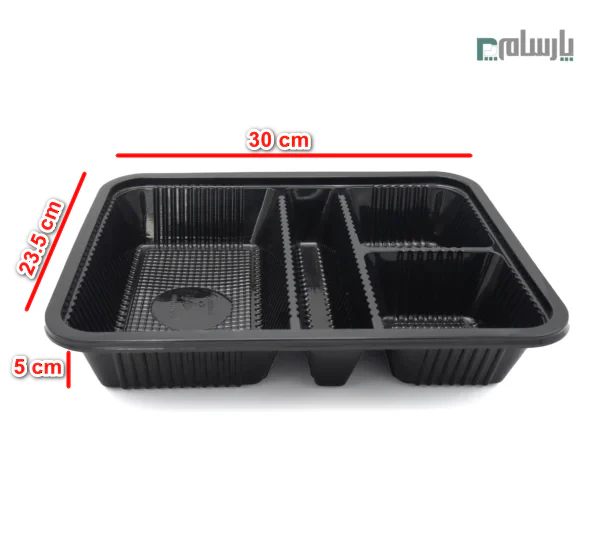 ظرف ترموفورمینگ 4 خانه کد 705-ابعاد