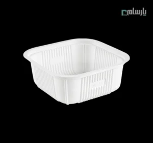 کاسه یکبار مصرف گیاهی چهار گوش آملون