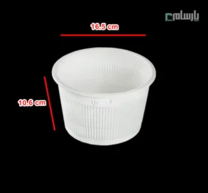سطل یکبار مصرف گیاهی ۱۷۰۰ سی سی آملون-ابعاد