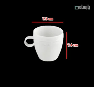 پایه فنجان یکبار مصرف گیاهی آملون-ابعاد