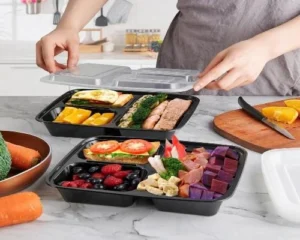 ظروف بسته بندی ماکروویوی-درب دار