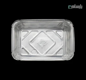 ظرف یکبار مصرف آلومینیومی تک پرس ویژه کد 105A-تک پرسی