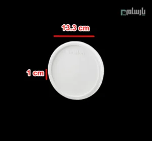 درب یکبار مصرف گیاهی آملون کد ۱۲۵-ابعاد
