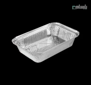 ظرف یکبار مصرف آلومینیوم تک پرسی پارسه کد 101