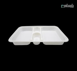 ظرف یکبار مصرف گیاهی چهار خانه مرغی آملون-ظرف یکبار مصرف گیاهی چهار خانه مرغی آملون | کیفیت بالا ⭐ خرید عمده