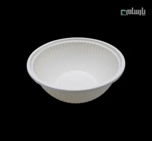 کاسه یکبار مصرف گیاهی صدفی خورشتی ۳۰۰ سی سی آملون | خرید مستقیم 🛒 ارسال سریع 🚚زاویه دیگر