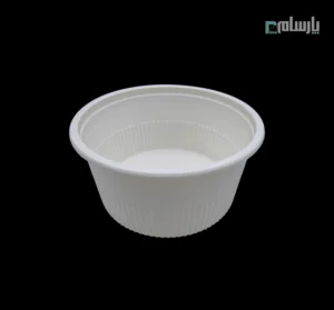 سطل یکبار مصرف گیاهی ۱۳۰۰ سی سی کوتاه آملون-زاویه دیگر