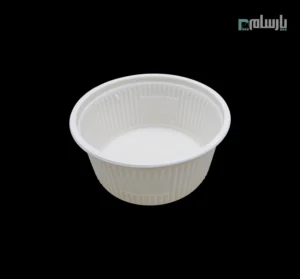 کاسه یکبار مصرف گیاهی خورشتی ۲۸۰ سی سی آملون-🥣 کاسه یکبار مصرف گیاهی 280 سی سی آملون | کیفیت بالا ⭐ قیمت مناسب-زاویه دیگر