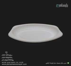 دیس یکبار مصرف گیاهی آملون سایز کوچک-بسته بندی غذا