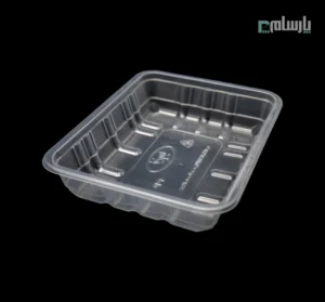 ظرف بسته بندی پروتئینی پلی پرو شفاف ابعاد 5×17×22