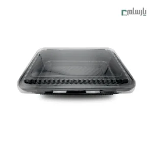 دیس گوشت یکبار مصرف مشکی ابعاد 7×28×41