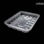 ظرف شفاف بسته بندی گوشت ابعاد 3×17×22