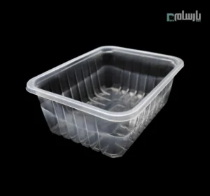 ظرف پروتئینی بسته بندی شفاف ابعاد 8×17×21.5