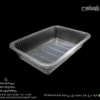 ظرف مرغ یکبار مصرف پلی پرو شفاف ابعاد 5.5×18.5×26.5-زاویه دیگر