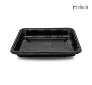 ظرف یکبار مصرف پروتئینی مشکی ابعاد 3×17.5×21.5
