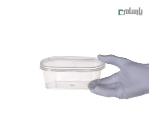 ظرف ماکروویوي تورکو 400 درب و بدنه شفاف