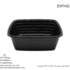 ظرف یکبار مصرف تک خانه مشکی کد 258 مهرپارسا – 🍱 ظرف مشکی تکخانه مهرپارسا | مقاوم و شیک-زاویه دیگر