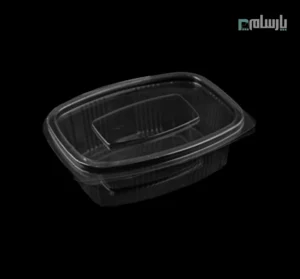 ظرف یکبار مصرف دلی 200 سی سی مستطیل شفاف پریما - 📦 ظرف دلی مستطیلی شفاف 200 سی سی مناسب غذا