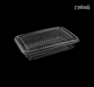 ظرف یکبار مصرف دلی 750 سی سی مستطیل شفاف پریما - 📦 ظرف دلی مستطیلی شفاف 750 سی سی مقاوم