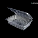 ظرف یکبار مصرف دلی 1500 سی سی مستطیل شفاف پریما - 📦 ظرف دلی بزرگ مستطیلی شفاف 1500 سی سی