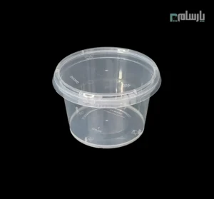 ظرف یکبار مصرف مایکروویوی 460 سی سی شفاف گرد پولاد پویش – 🍱 ظرف گرد مایکروویوی ۴۶۰ سیسی | مقاوم برای غذای داغ