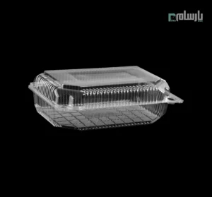 ظرف یکبار مصرف فوکری کوتاه شفاف مستطیل پریما - 📦 ظرف فوکری کوتاه مستطیلی شفاف مناسب بستهبندی