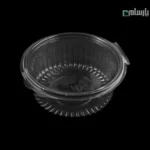 ظرف یکبار مصرف دلی 1000 سی سی شفاف گرد پریما - 🥗 ظرف گرد شفاف دلی 1000 سی سی مناسب غذا و سالاد