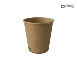 لیوان کاغذی یکبار مصرف تک جداره کرافت 90 سی سی – ☕ لیوان کرافت قهوهای کوچک و سبک مناسب اسپرسو و پذیرایی گرم