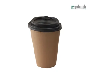 لیوان یکبار مصرف کاغذی تک جداره کرافت 360 سی سی – ☕ لیوان کرافت قهوهای تکجداره مناسب چای، قهوه و نوشیدنیهای گرم