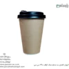 لیوان یکبار مصرف کاغذی سه جداره صاف کرافت 360 سی سی – ☕ لیوان کرافت سهجداره مقاوم مناسب قهوه، چای و نوشیدنیهای داغ-زاویه دیگر