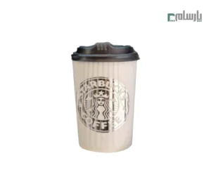 لیوان یکبار مصرف کاغذی 360 سی سی کرکرهای استارباکس نقرهکوب – ☕ لیوان لوکس با طرح استارباکس و روکش نقرهای براق، مناسب سرو قهوه و نوشیدنیهای گرم خاص