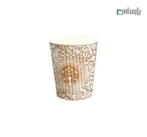 لیوان یکبار مصرف کاغذی 220 سی سی کرکرهای – ☕ لیوان کرکرهای سبک و مقاوم مناسب سرو چای، قهوه و نوشیدنیهای گرم-طرح دار