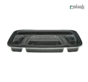دیس ترموفرمینگ یکبار مصرف چهار خانه-مشکی