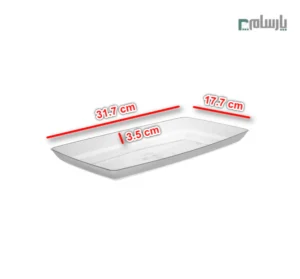 دیس یکبار مصرف الماس کوچک-شفاف-ابعاد