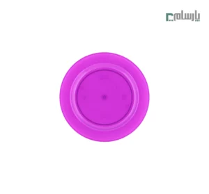 بشقاب یکبار مصرف الماس مدل رین بوو کوچک-سرخابی