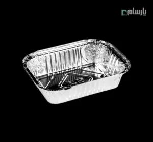 ظرف یکبار مصرف آلومینیومی نیم پرسی کد 112