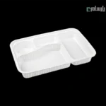 ظرف یکبار مصرف گیاهی چهار خانه مرغی فانتزی آملون