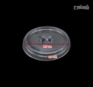 درب لیوان یکبار مصرف کلاسیک 550 سی سی-ابعاد