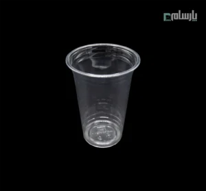 لیوان یکبار مصرف کلاسیک 450 سی سی درب حبابی شفاف دهانه 95 پانچ دار-لیوان کلاسیک